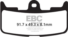 EBC-Brakes USA Made Double-H Series Sintered Brake Pads to fit Front Left
