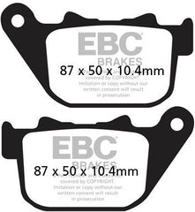 EBC-Brakes USA Made Double-H Series Sintered Brake Pads to fit Rear Left