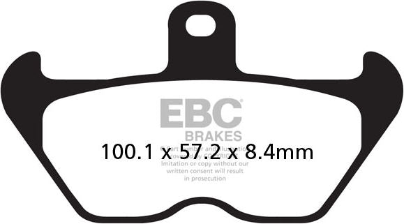 EBC-Brakes USA Made Double-H Series Sintered Brake Pads to fit Front Left