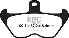EBC-Brakes British Made Kevlar® Organic FA Series Brake Pads to fit Front Left