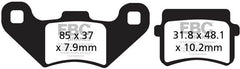 EBC-Brakes Carbon TT Pads for Enduro/MX Bikes to fit Rear Left
