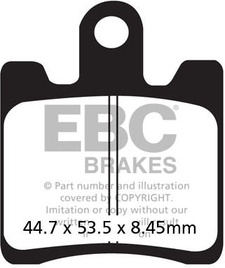 EBC-Brakes USA Made Double-H Series Sintered Brake Pads to fit Front Left