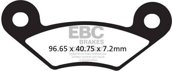 EBC-Brakes Carbon TT Pads for Enduro/MX Bikes to fit Front Left