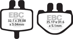 EBC-Brakes Carbon TT Pads for Enduro/MX Bikes to fit Rear Left
