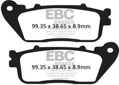 EBC-Brakes USA Made Double-H Series Sintered Brake Pads to fit Rear Left