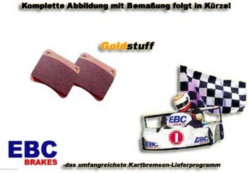 EBC BRAKES FA514B Goldstuff Sintermetall Bremsbeläge | FA514B