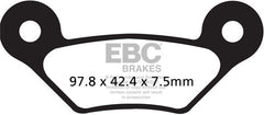 EBC-Brakes R Series Heavy Duty Sintered Brake Pads to fit Front Left