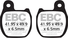 EBC-Brakes Carbon TT Pads for Enduro/MX Bikes to fit Front Left