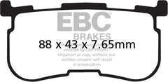 EBC-Brakes British Made Semi-Sintered V-Pads to fit Rear Left