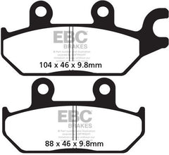 EBC-Brakes R Series Heavy Duty Sintered Brake Pads to fit Front Left