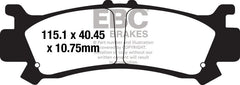EBC-Brakes Carbon TT Pads for Enduro/MX Bikes to fit Front Right