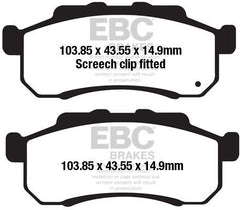EBC-Brakes R Series Heavy Duty Sintered Brake Pads to fit Front Left