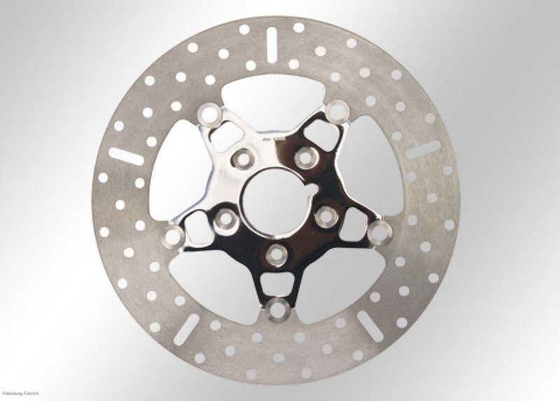 EBC BRAKES FSD023 INOX Custom Disc / schwimmende Edelstahl Bremsscheibe mit poliertem Innenring | FSD023