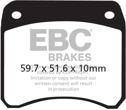 EBC-Brakes GPFAX Sintered Road Brake Pads to fit Front Left