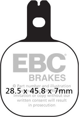 EBC-Brakes GPFAX Sintered Road Brake Pads to fit Front Left