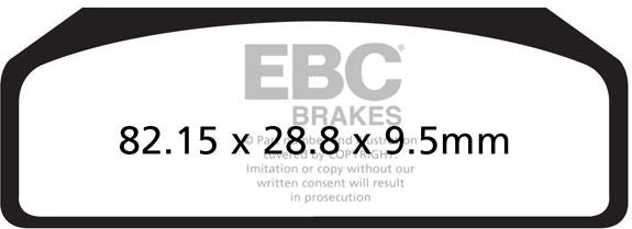 EBC-Brakes GPFAX Sintered Road Brake Pads to fit Front Left