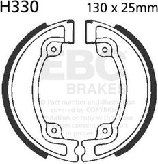 EBC-Brakes Plain Motorcycle Replacement Brake Shoes to fit Rear Left