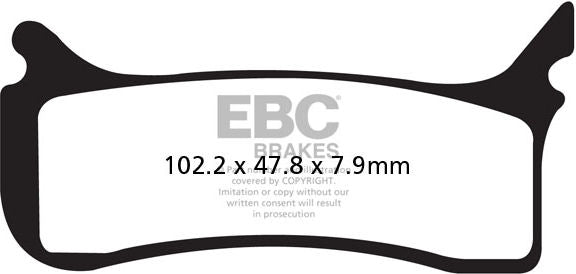 EBC-Brakes MXS Off Road Race Sintered Pads to fit Front Left