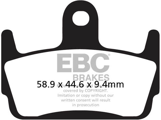 EBC-Brakes SFA Series Scooter Organic Pads to fit Rear Left