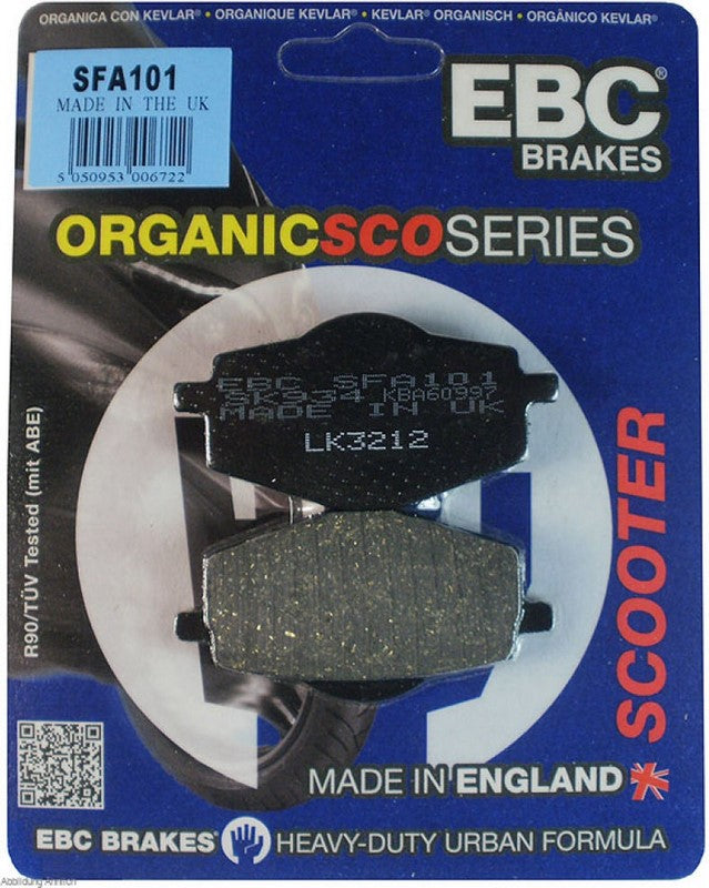 EBC BRAKES SFA707 Scooter Bremsbeläge (organisch) | SFA707