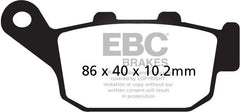 EBC-Brakes SFAC Carbon Series Scooter Pads to fit Rear Left