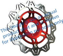 EBC-Brakes Vee-Series Sport Bike Disc (Red Hub) to fit Front Left