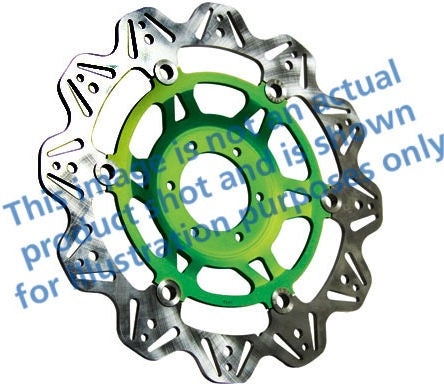 EBC-Brakes Vee-Series Sport Bike Disc (Green Hub) to fit Front Left