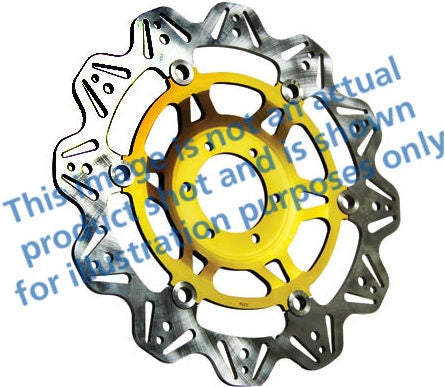 EBC-Brakes Vee-Series Sport Bike Disc (Gold Hub) to fit Front Left