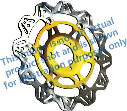 EBC-Brakes Vee-Series Sport Bike Disc (Gold Hub) to fit Front Left