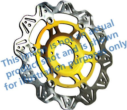 EBC-Brakes Vee-Series Sport Bike Disc (Gold Hub) to fit Front Left