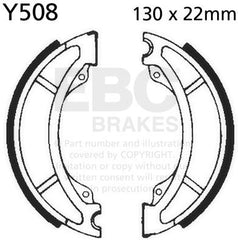 EBC-Brakes Plain Motorcycle Replacement Brake Shoes to fit Front Left