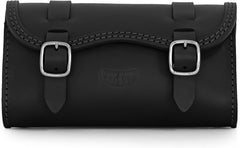Ends Cuoio Tool Bags Big Oval, Tool Bag, Leather Color: Black, Left | b-ov-n