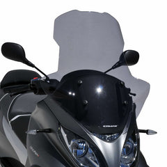 Ermax high protection windshield (70 cm + protections of hands ) ermax for MP3 350 and 500 HPE (Sport-Business ) 2018-2019 clear  | 0153P15-01