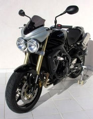 Ermax Tete de fourche STREET TRIPLE (+bulle light black ) ermax for STREET TRIPLE 2008-2011, unpainted 2008/2011  | 232100023