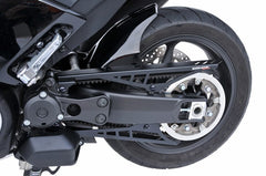 Ermax hugger arriere (with engine cover belt en aluminum anodized ) ermax for T MAX DX/SX 2017-2019, unpainted 2017/2019  | 7302T23-00