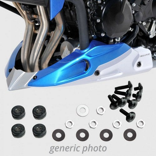 Ermax fixsm fitting kit (+partie central ) for belly pan Evo ermax GSR 750 2011-2016  | 9004SMA04