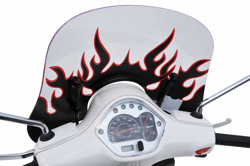 Ermax fixspv fitting kit full black for pare shield VESPA GTS-LX-S  | 900502003