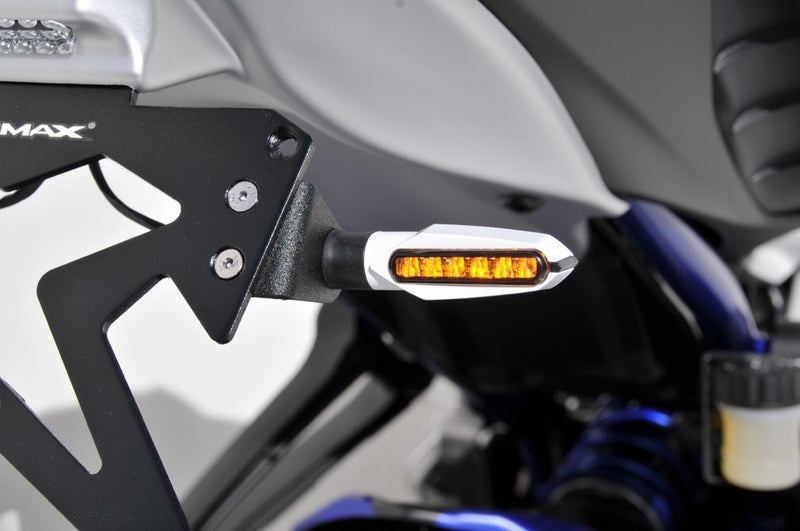 Ermax # 45 mini blinkers bar (white led ) white  | 9105BC045