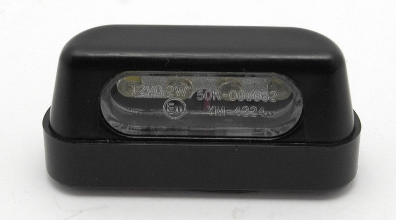 Ermax edp02 plate lighting 4 led black horizontal E11  | 9105NO051