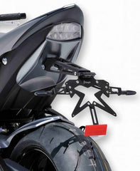 Ermax sup10 lisence plate holder aluminium black arm ermax for GSX 1000   2015-2018  | SUP418108