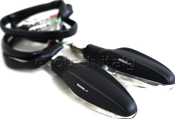Pair Of Dynamic Led Indicators With Integrated Brake And Position Light