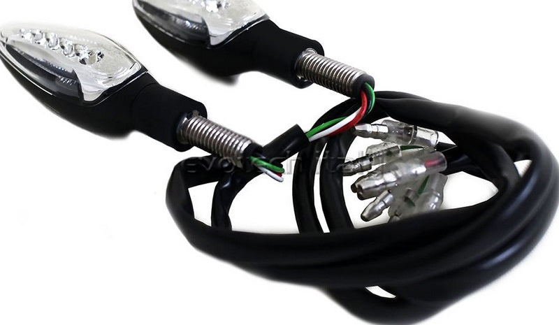 Pair Of Dynamic Led Indicators With Integrated Brake And Position Light