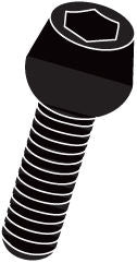 Screw Tcce M7X35 Ergal 7075-T6
