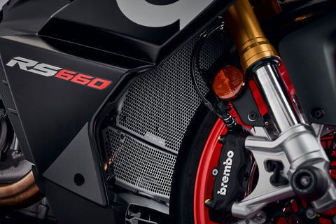 Evotech Performance Aprilia, EP Radiator & Header Guard Set - Aprilia RS660 (2021+) | PRN015268-015269