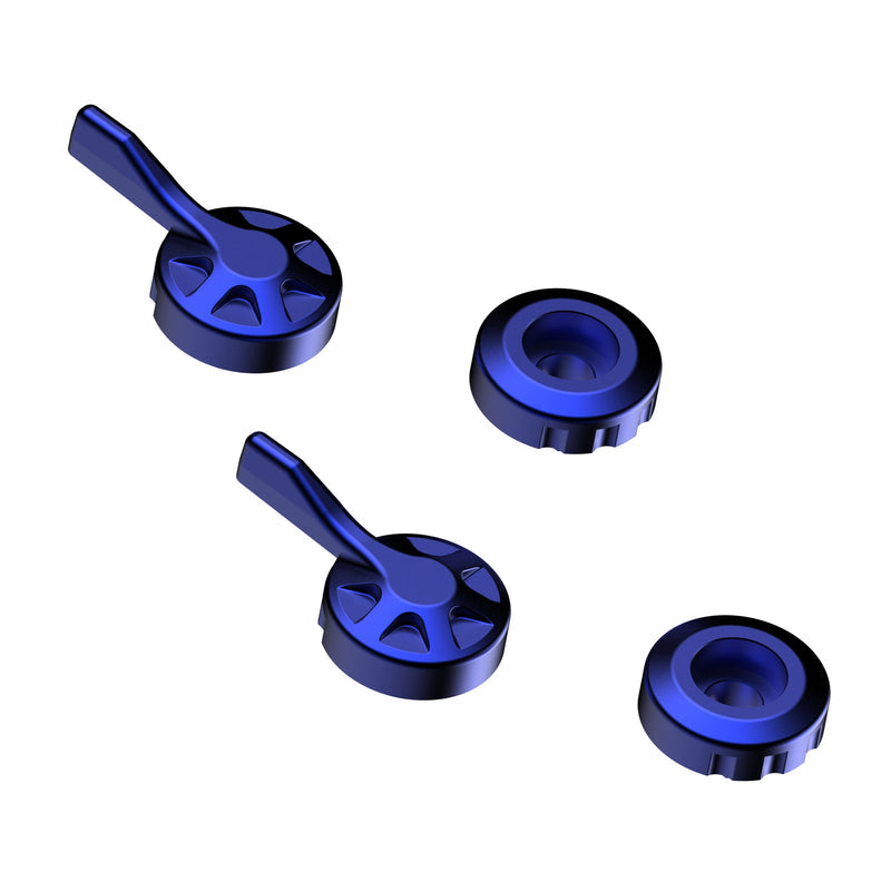 EVOTECH PERFORMANCE Evo Brake And Clutch Lever Blue Adjusters | PRN016782