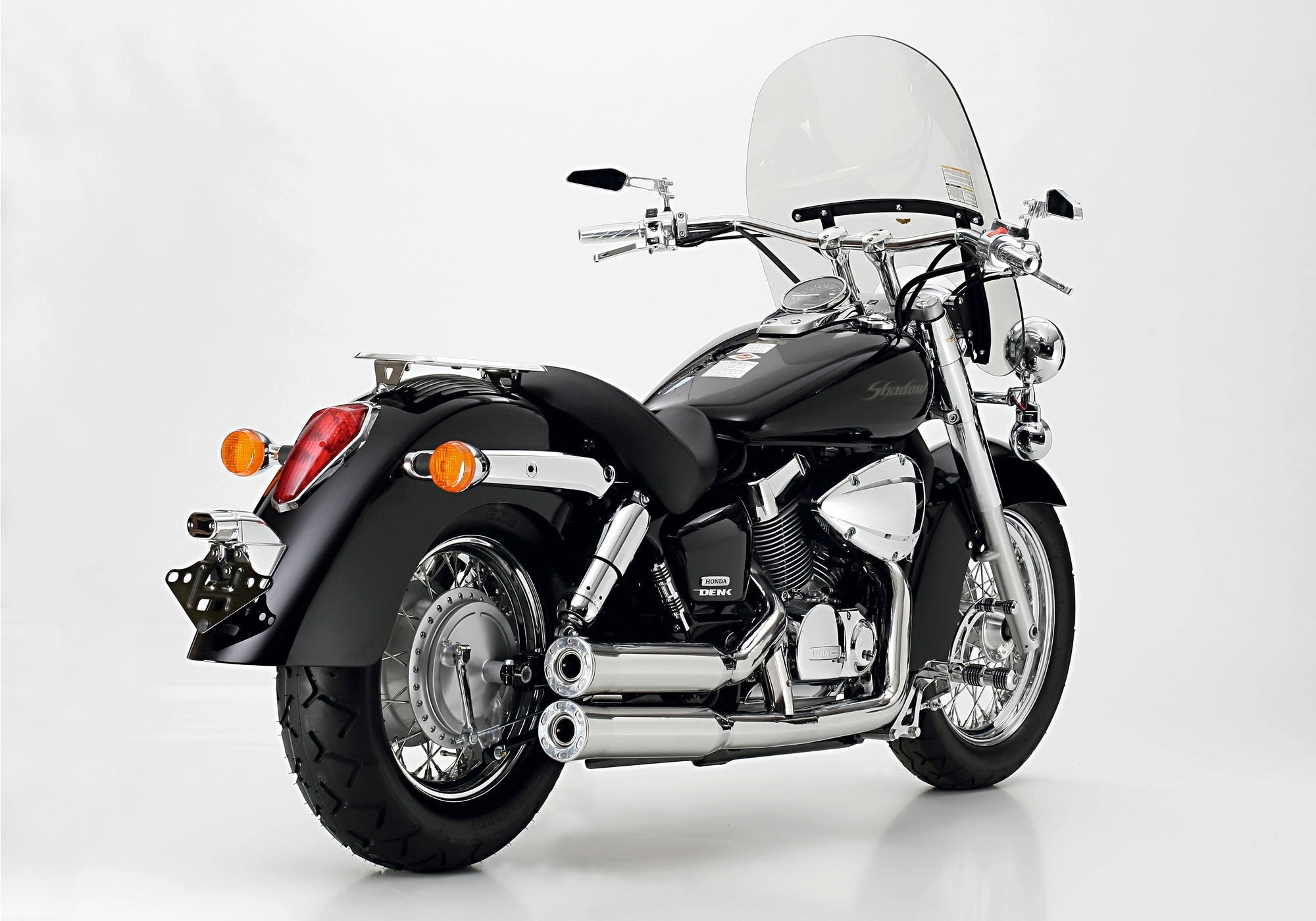 Double Groove Complete Exhaust System (2-2) with Cat Silver