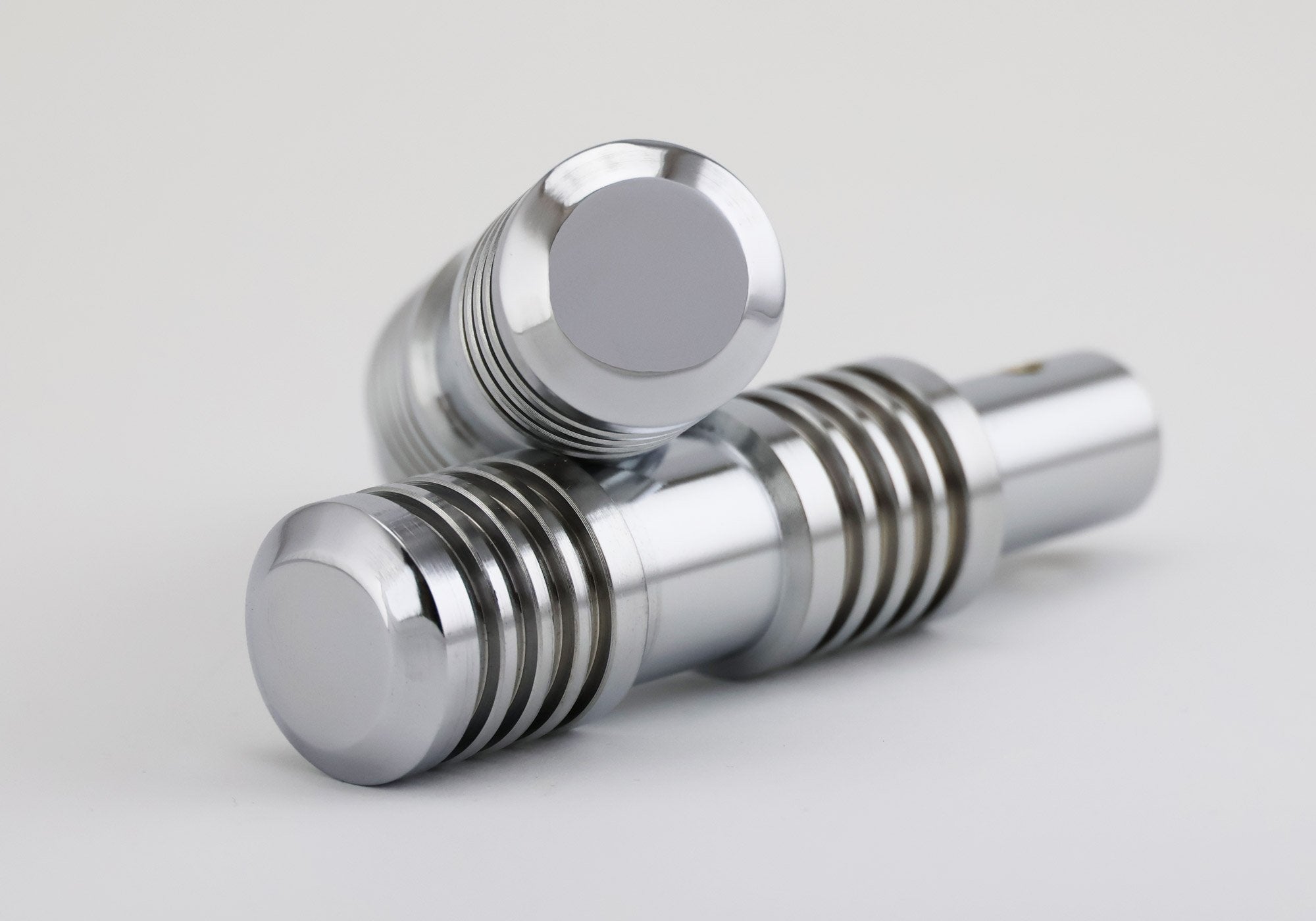 Round Style Passenger Footrest Silver