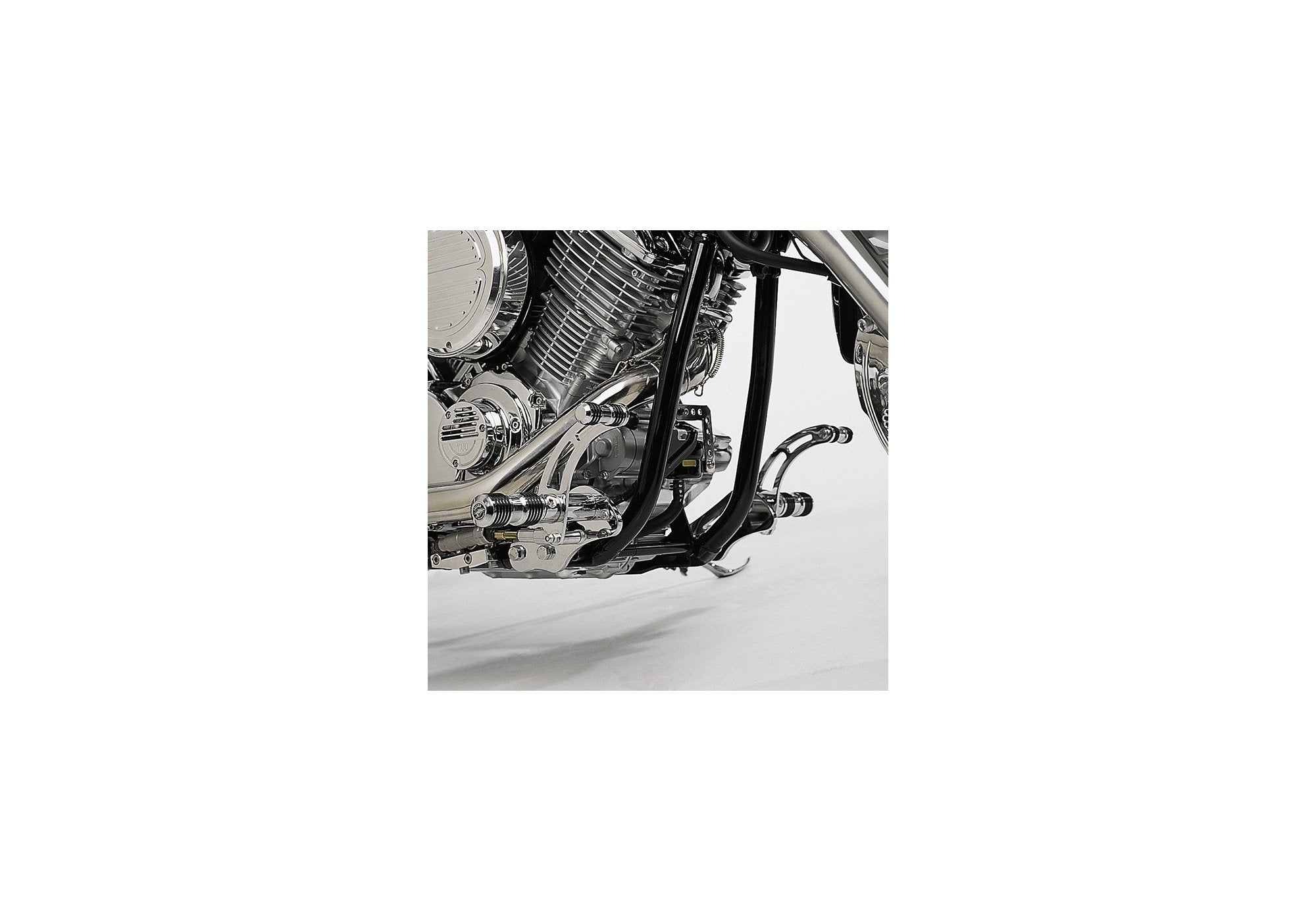 Round Style Forward Control Kit Silver