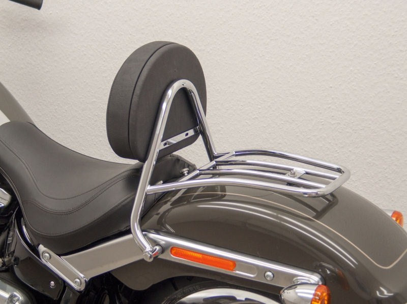 Fehling Driver Sissy Bar with big rounded pad and carrier | 6233 FRG