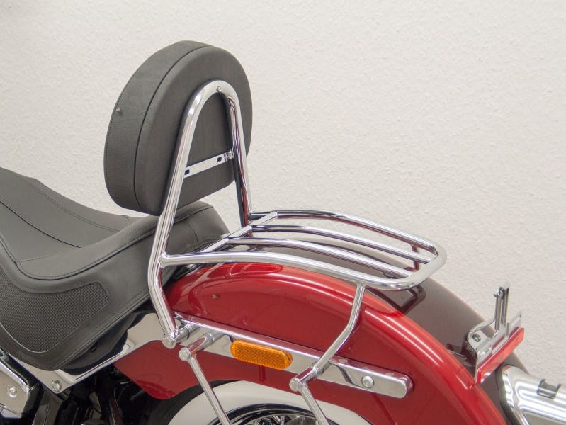 Fehling Driver Sissy Bar with big rounded pad and carrier | 6236 FRG